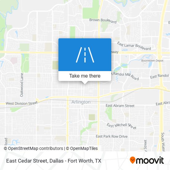 Mapa de East Cedar Street