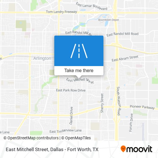 Mapa de East Mitchell Street