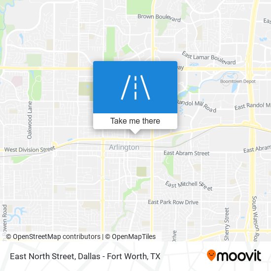 East North Street map