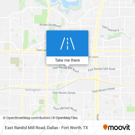 Mapa de East Randol Mill Road
