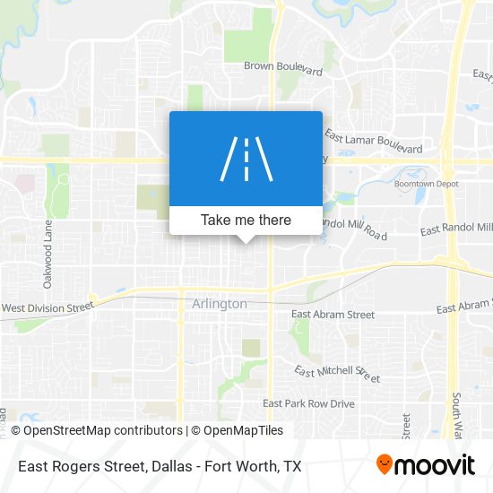 East Rogers Street map