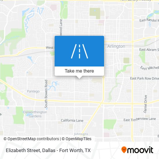 Elizabeth Street map