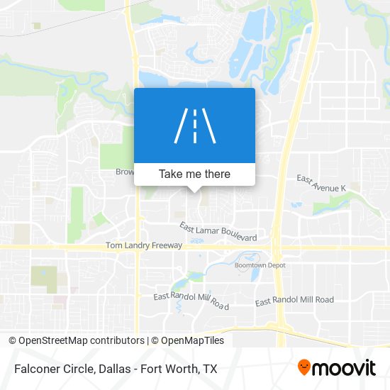 Falconer Circle map