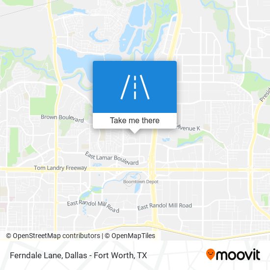 Ferndale Lane map