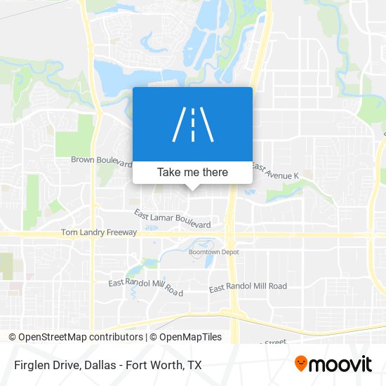 Firglen Drive map