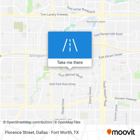 Mapa de Florence Street