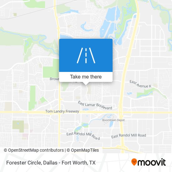 Forester Circle map