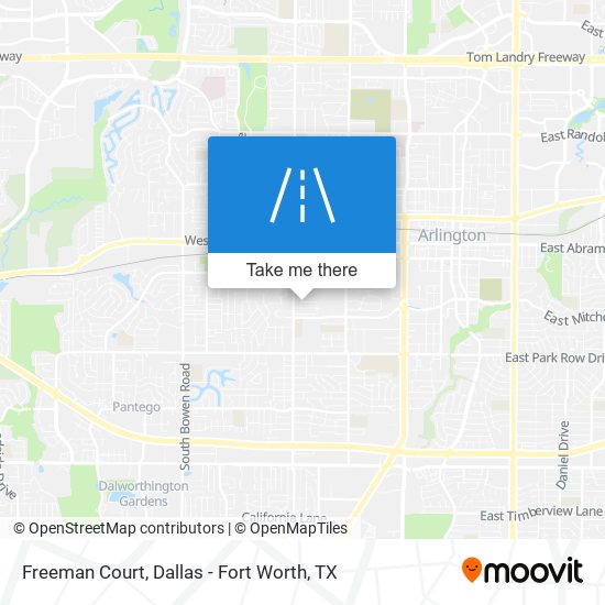 Mapa de Freeman Court