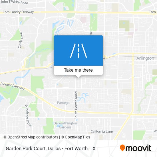 Garden Park Court map