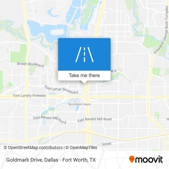 Goldmark Drive map