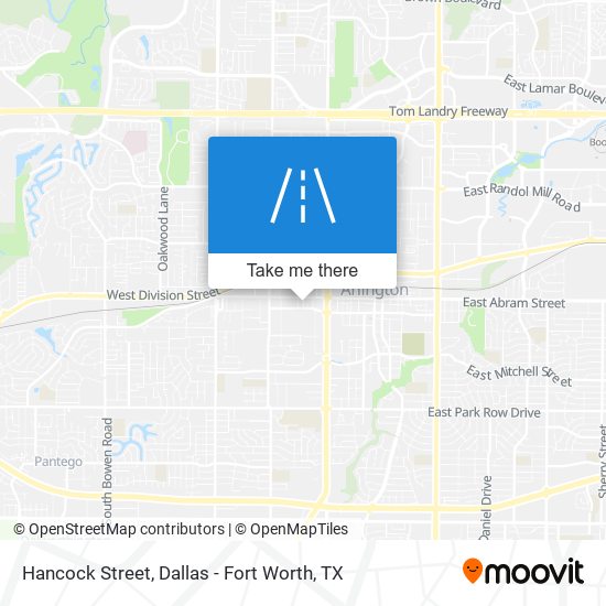 Hancock Street map