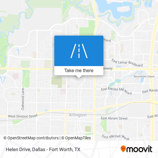 Helen Drive map