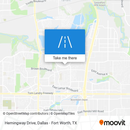 Hemingway Drive map
