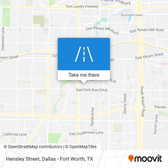 Hensley Street map