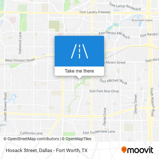 Mapa de Hosack Street