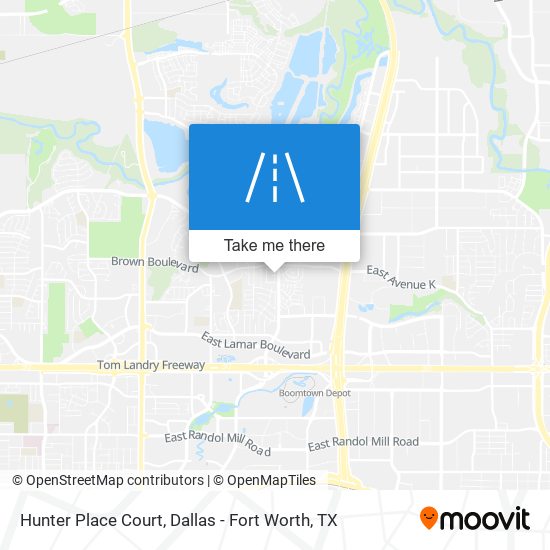Hunter Place Court map