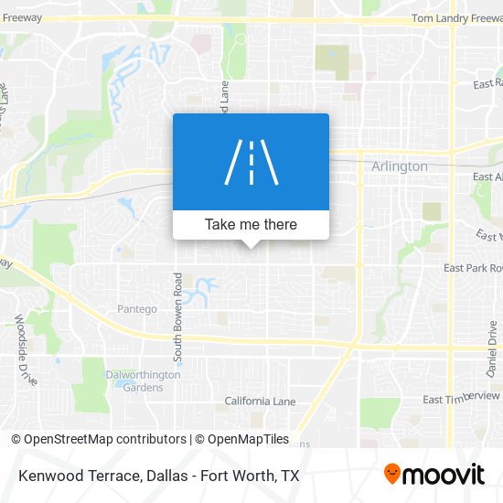 Kenwood Terrace map