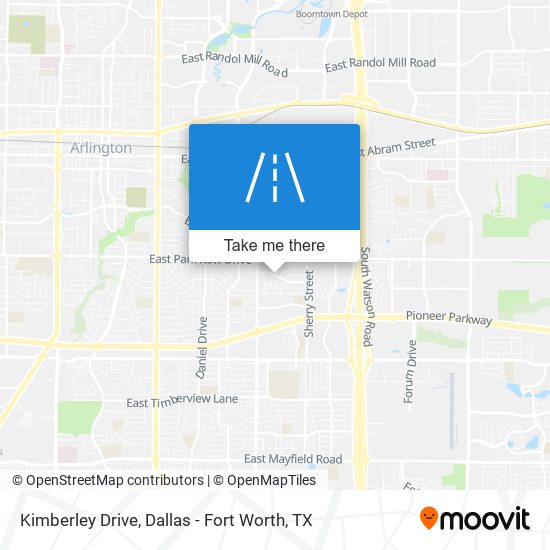 Kimberley Drive map