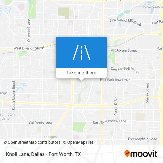 Knoll Lane map
