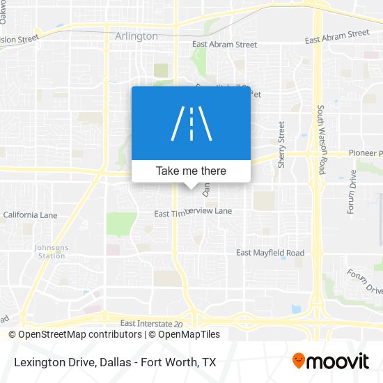 Mapa de Lexington Drive
