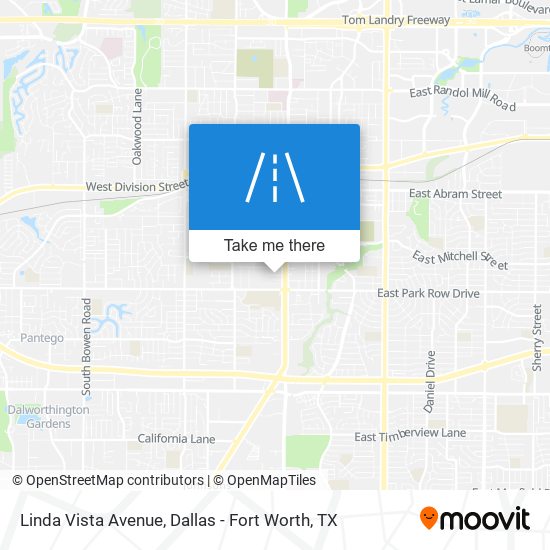 Linda Vista Avenue map