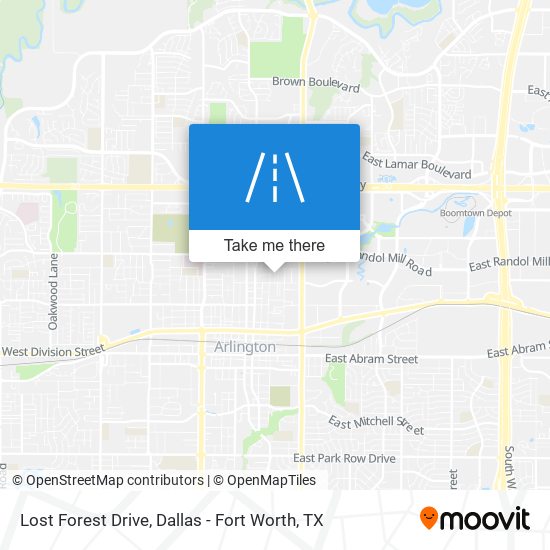 Lost Forest Drive map