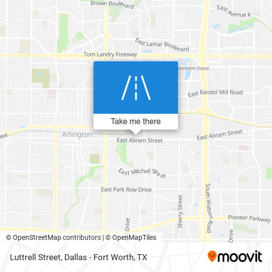 Mapa de Luttrell Street