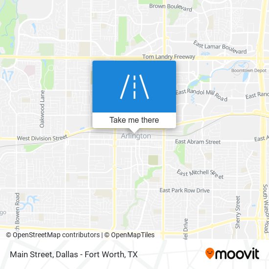Main Street map