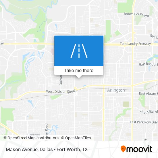 Mason Avenue map