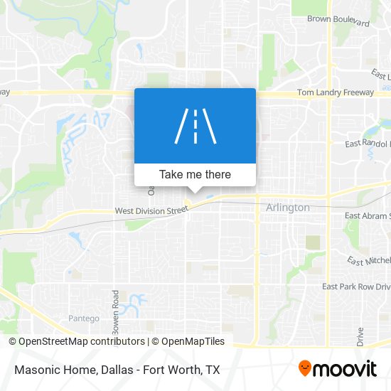 Masonic Home map