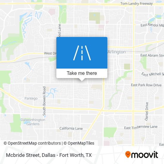 Mcbride Street map