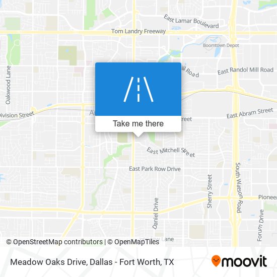 Meadow Oaks Drive map