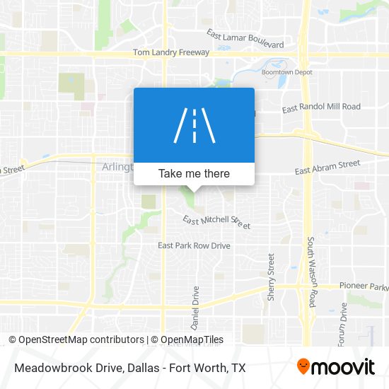 Meadowbrook Drive map