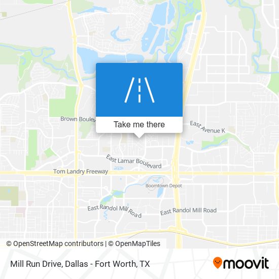 Mapa de Mill Run Drive