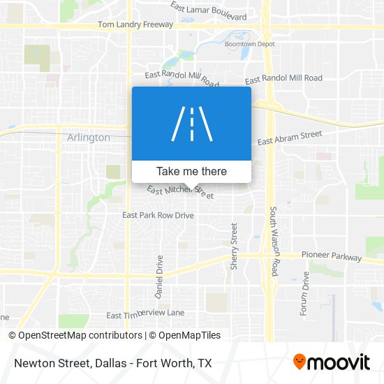 Newton Street map