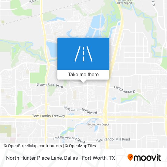 Mapa de North Hunter Place Lane