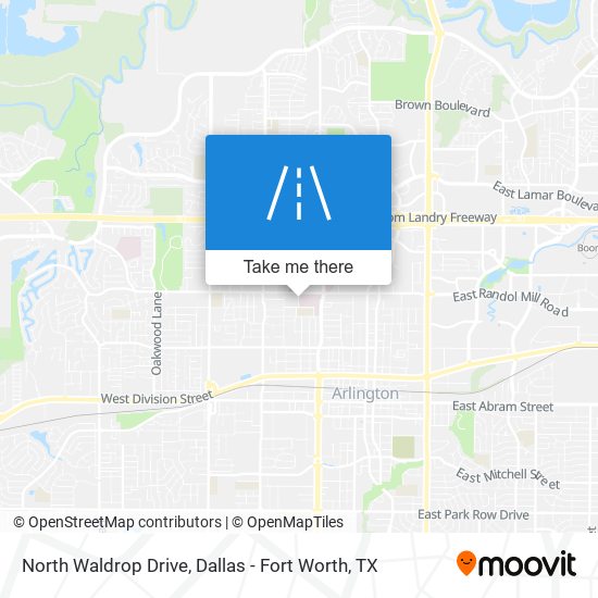 Mapa de North Waldrop Drive