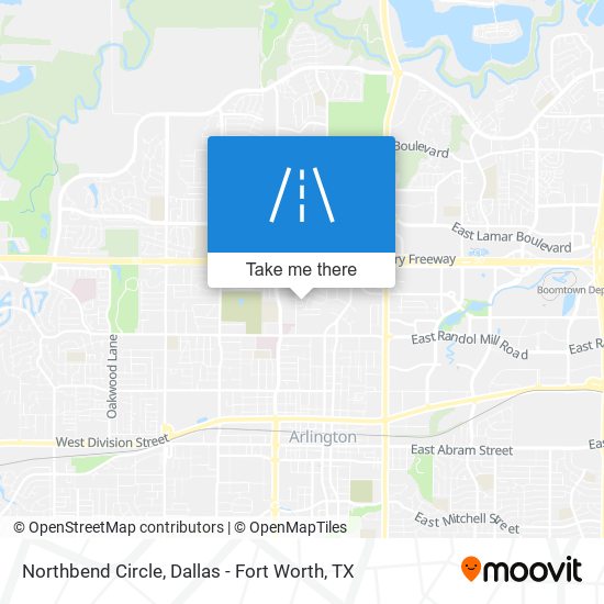 Northbend Circle map