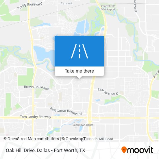 Mapa de Oak Hill Drive