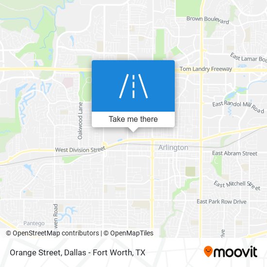Orange Street map