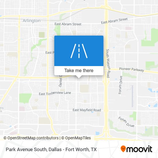Mapa de Park Avenue South