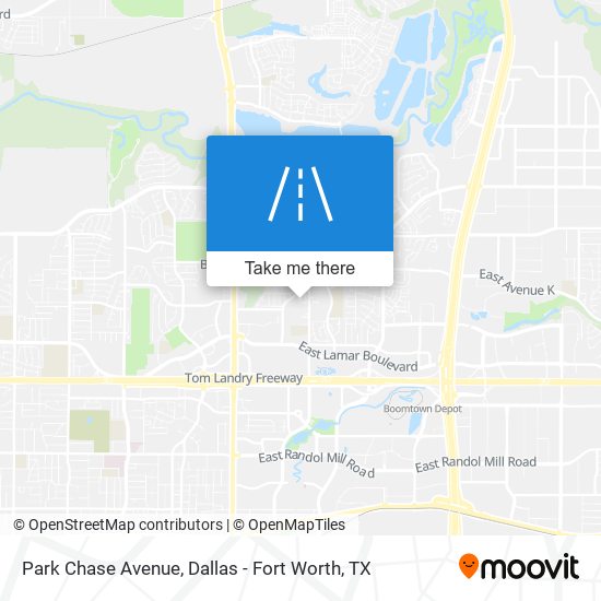 Mapa de Park Chase Avenue