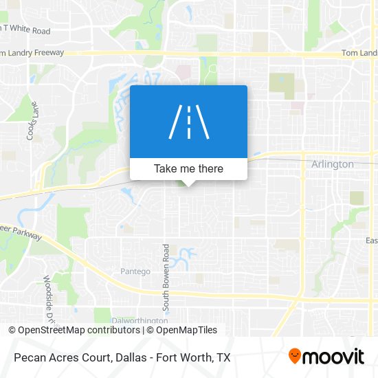 Pecan Acres Court map