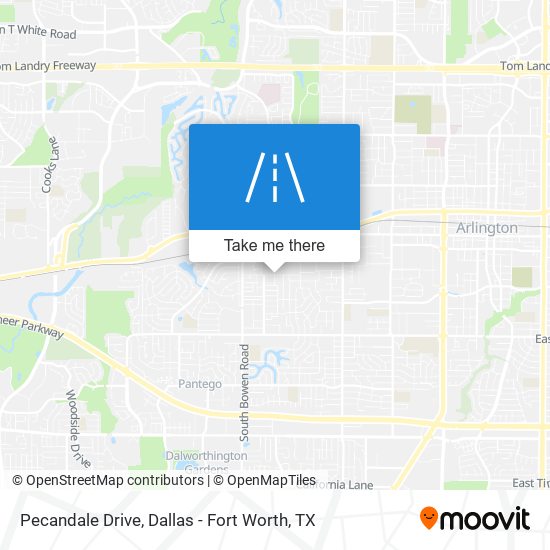 Pecandale Drive map