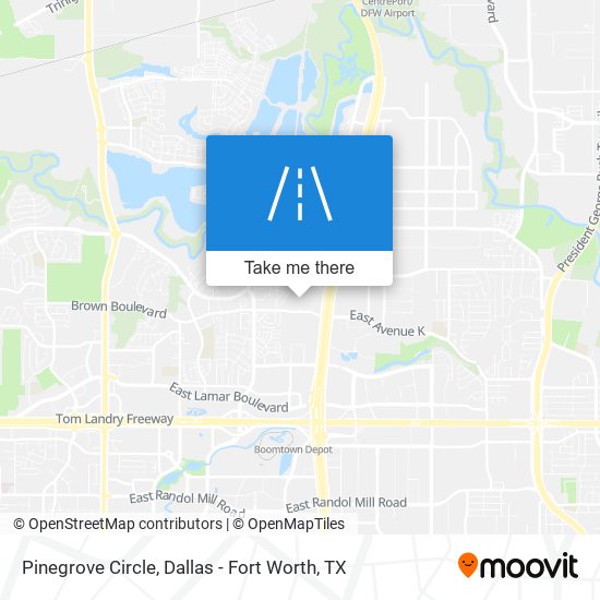 Pinegrove Circle map