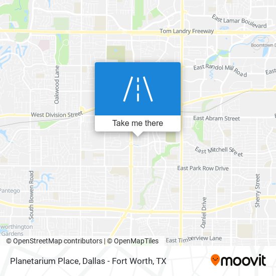 Planetarium Place map
