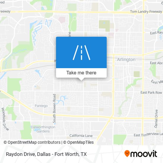 Raydon Drive map
