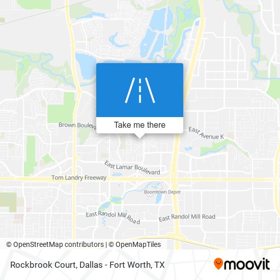 Rockbrook Court map