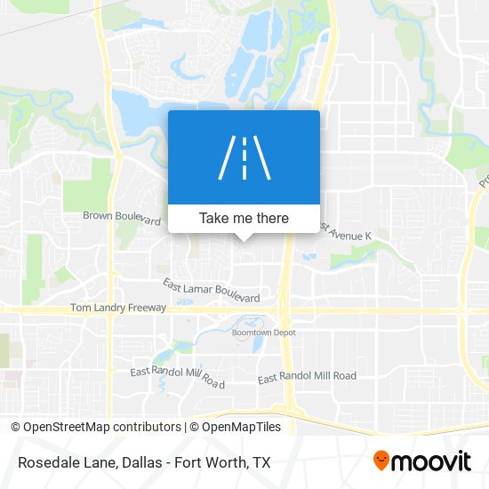 Mapa de Rosedale Lane