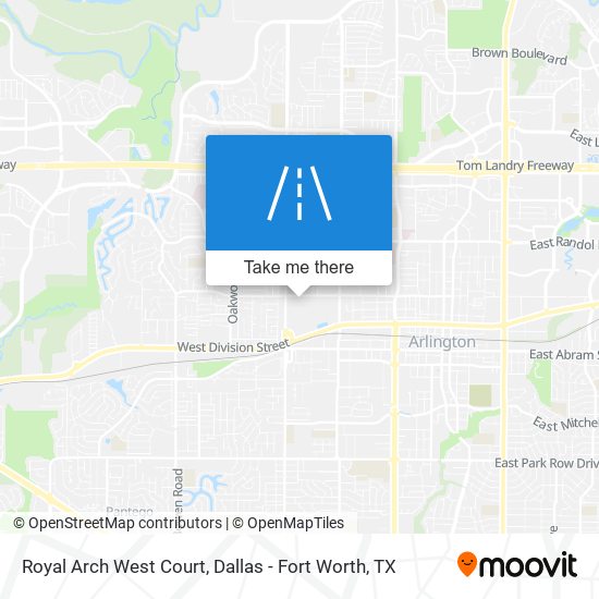 Mapa de Royal Arch West Court